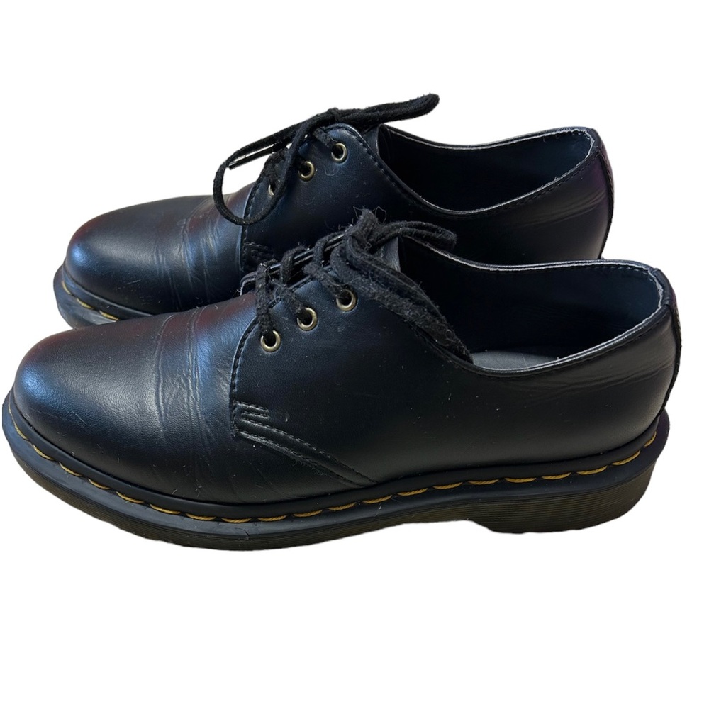 Dr. Doc Martens Women's 7 / Mens‎ 6 Black Vegan Felix Oxford Shoes